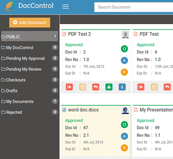 Organized, Intuitive, Responsive Document Management System