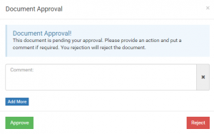 Document Approval for Posting